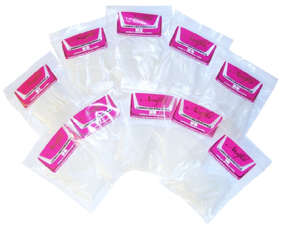 Nailfix Tip Refill Bags Natural 50 pcs