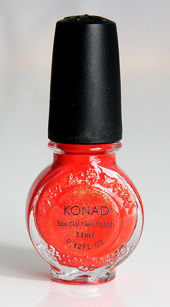 Konad Stamping Polish S39, Orange Pearl 11ml