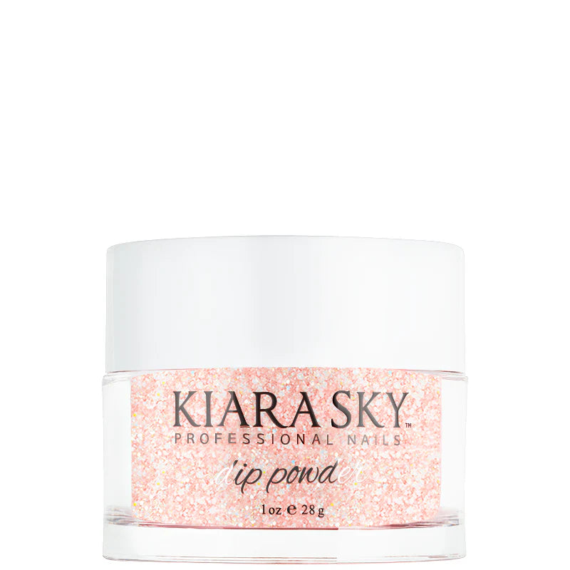 Kiara Sky Dip Color Powder, Pinking Of Sparkle