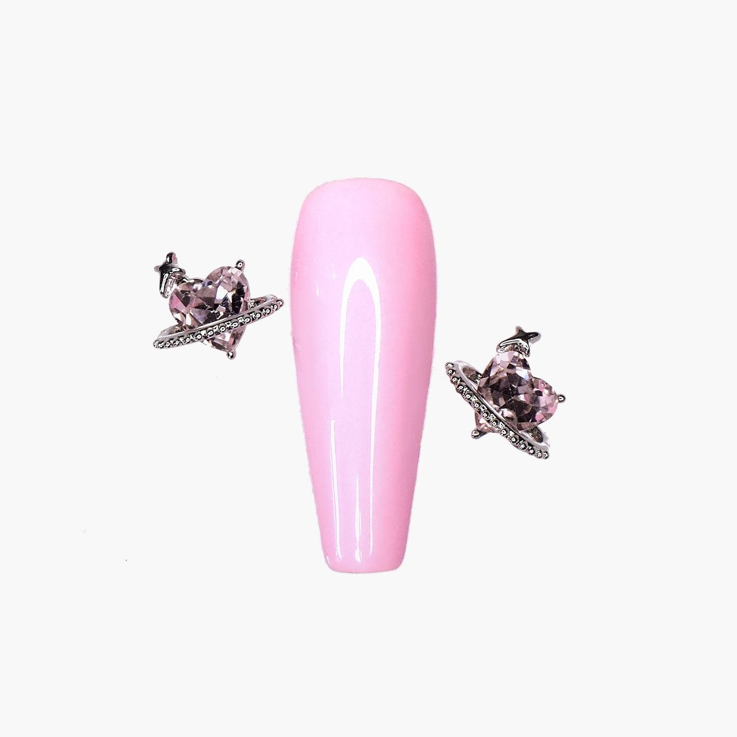 Nail Decoration, Planet Heart 1pc