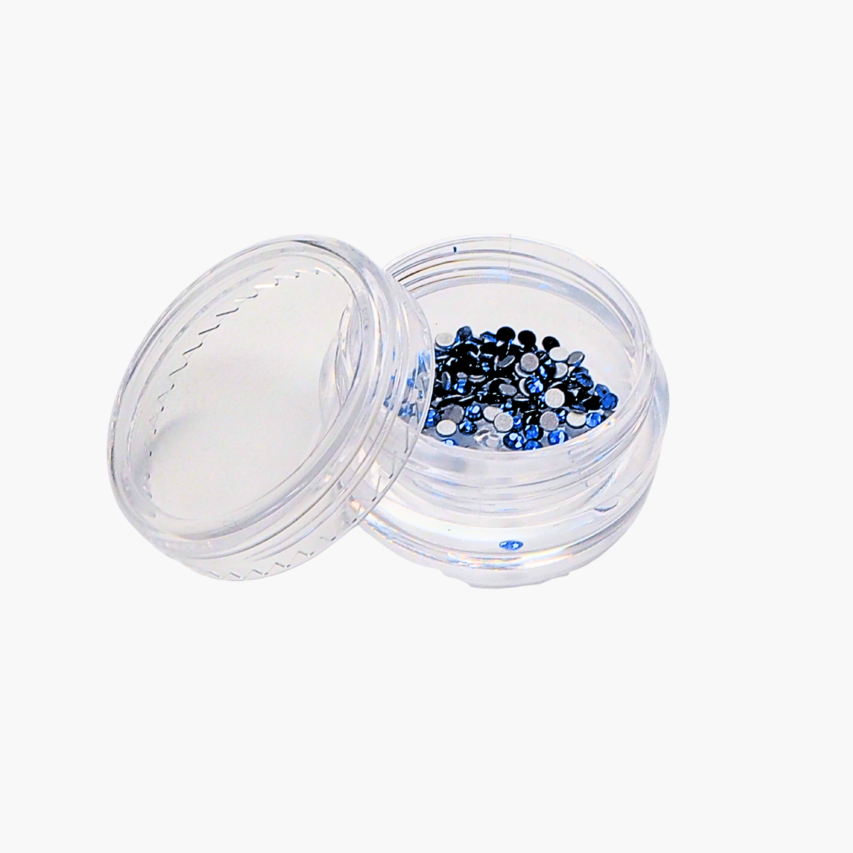Decorative Crystals Sapphire 100 pcs Jar
