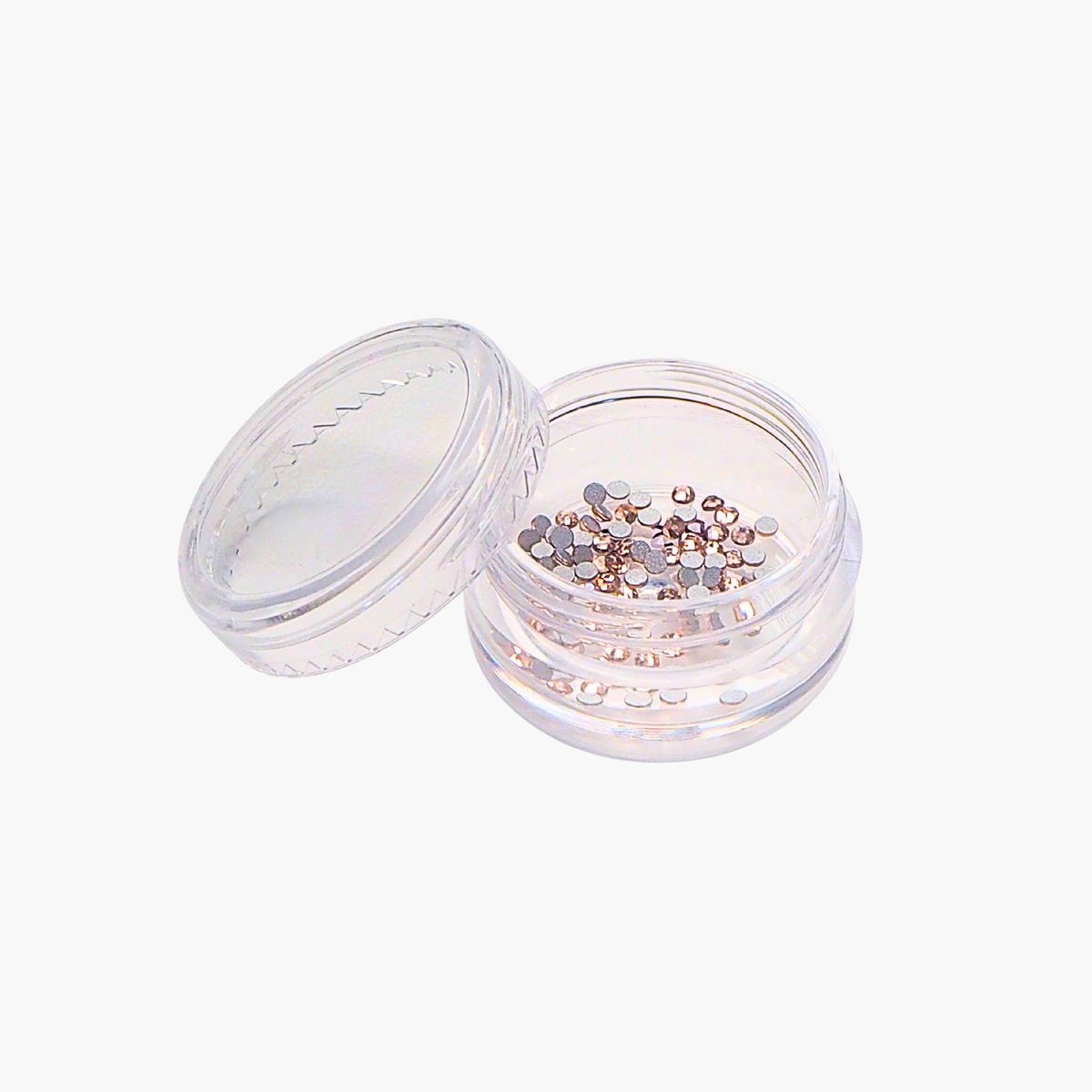 Decorative crystals Lt. Peach 100 pcs Jar