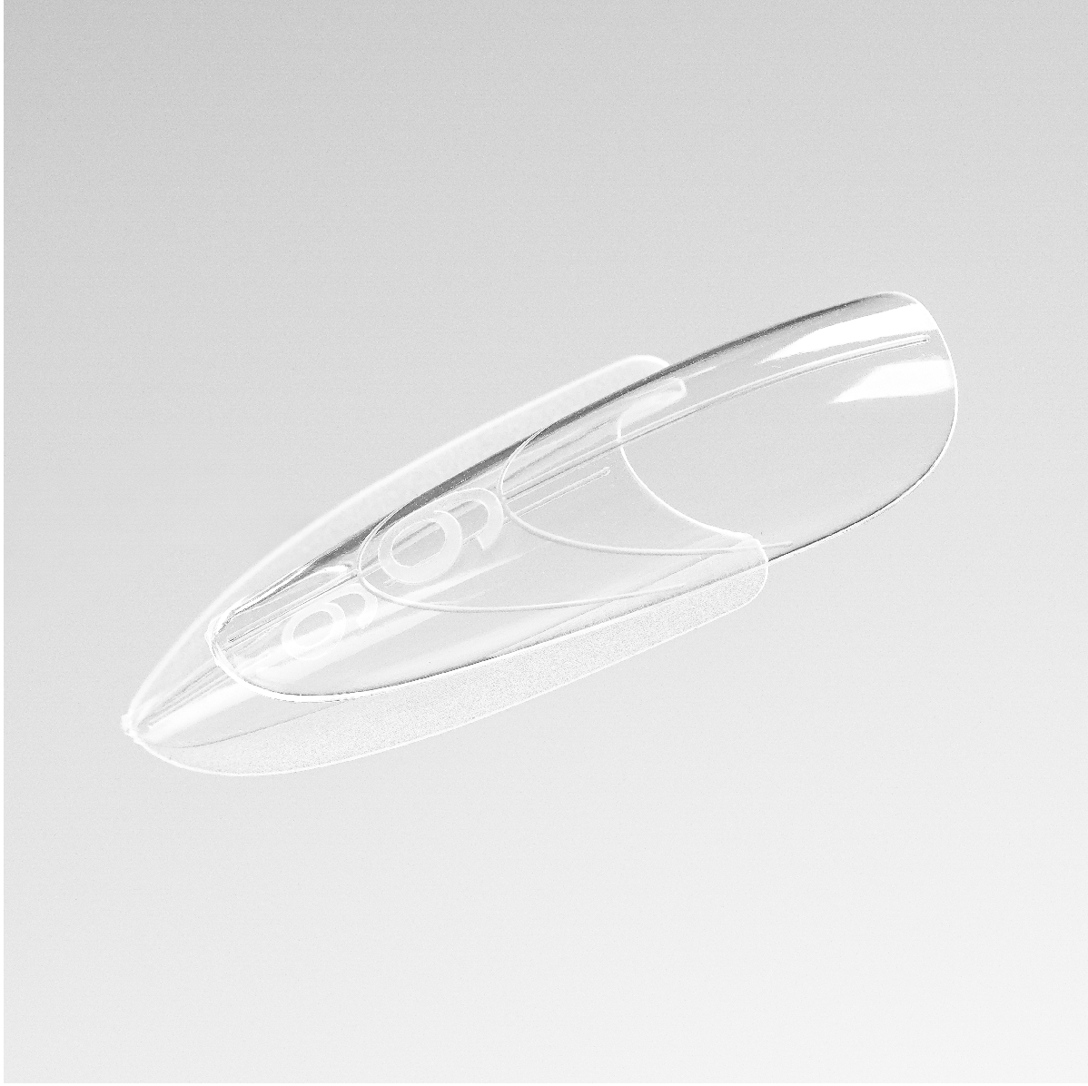 Sandwich Dual Nail Form, Almond 120 kpl