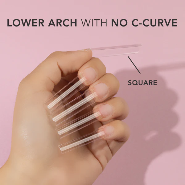 Kiara Sky XXL Non-C-Curve Tips, Clear 500 pcs