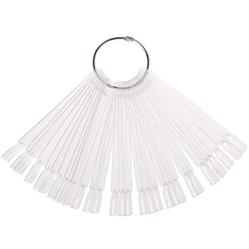 Nail Fan Transparent 50 pcs