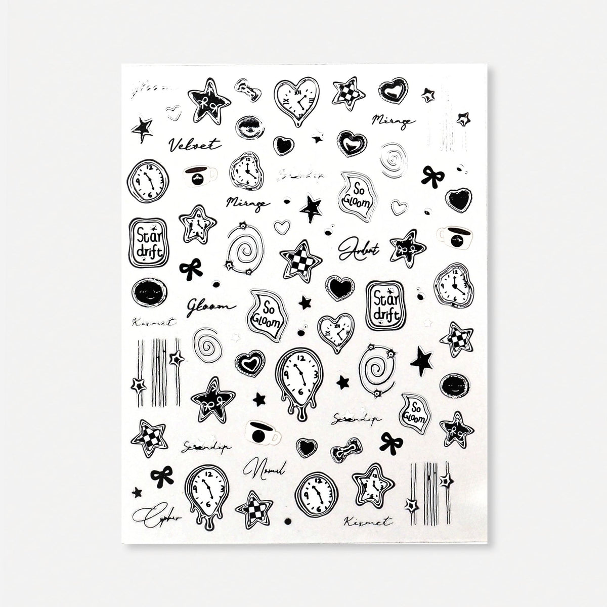 TOMONI Kynsitarrat, Stars & Clocks
