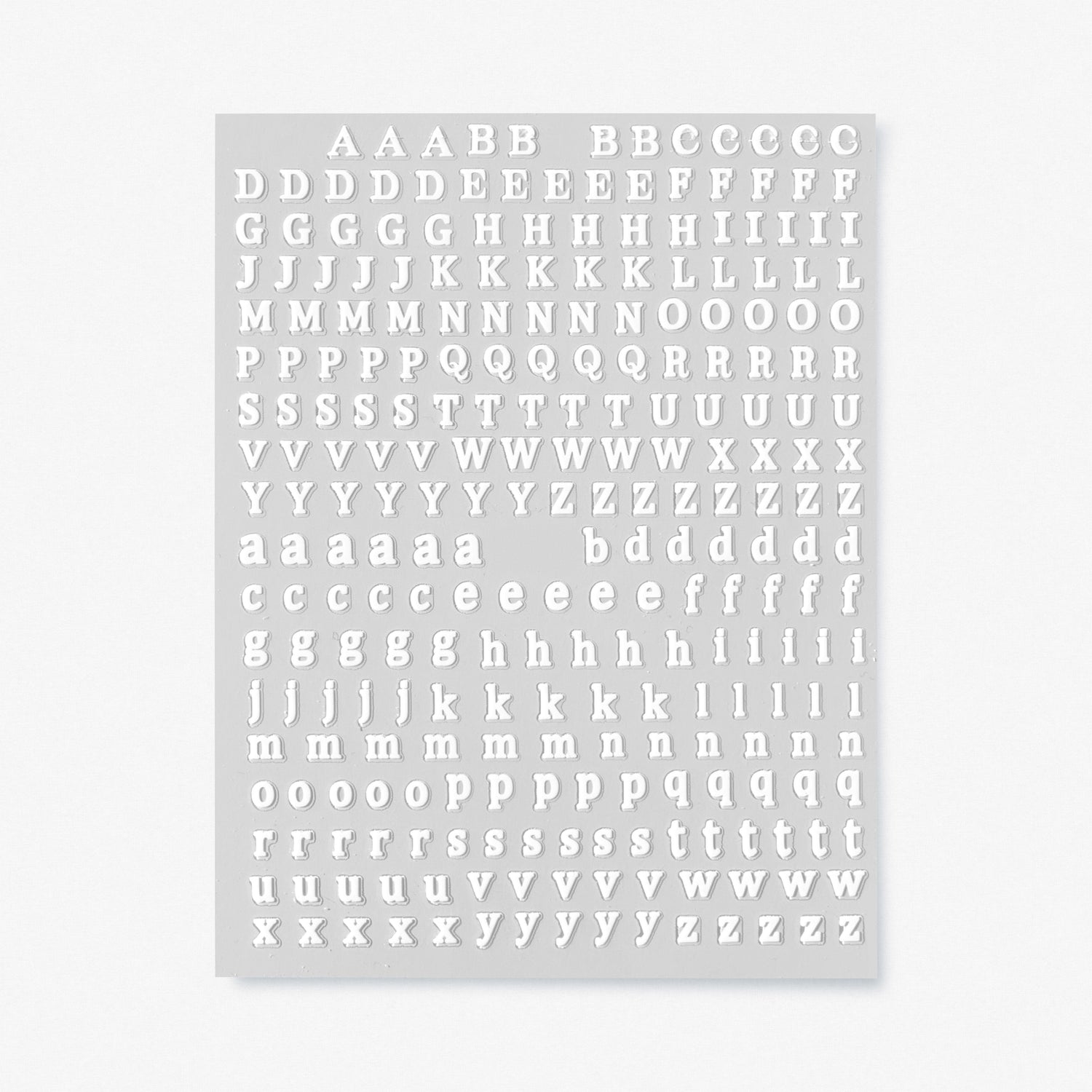 Nail Decals, Letters