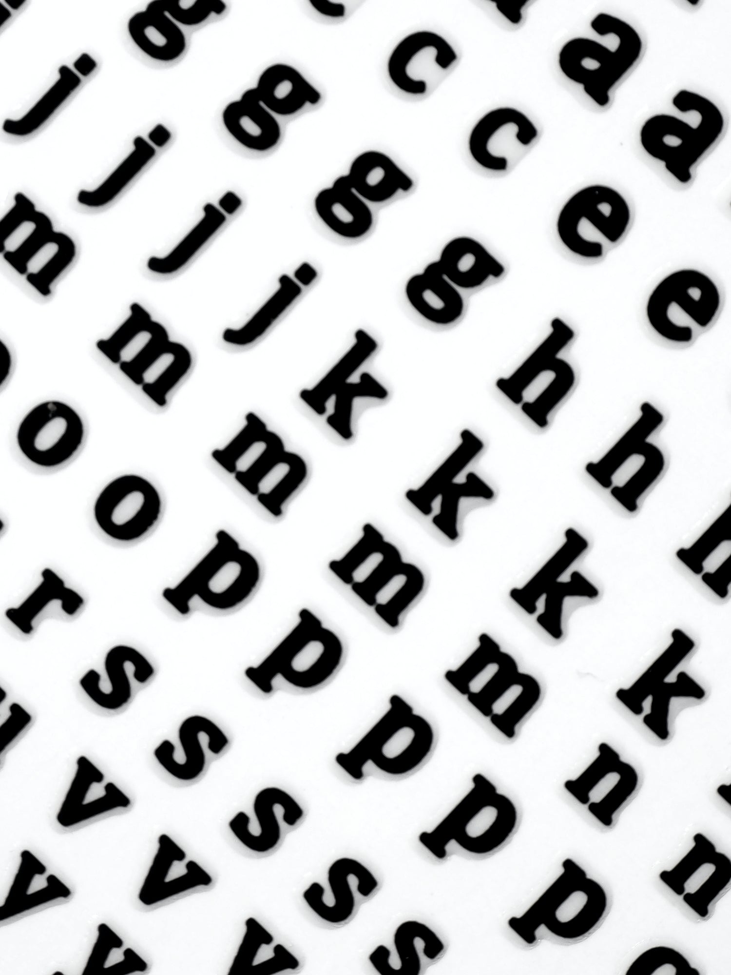 Nail Decals, Letters