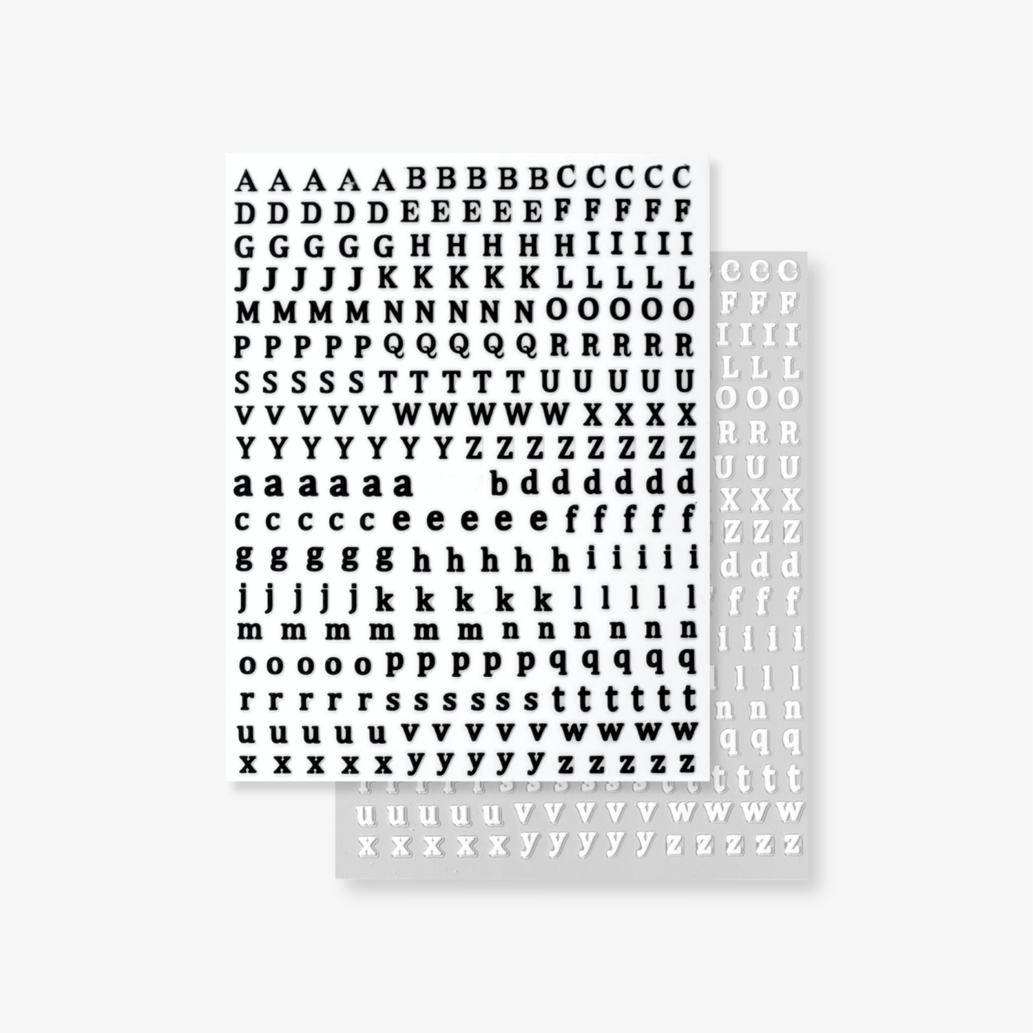 Nail Decals, Letters