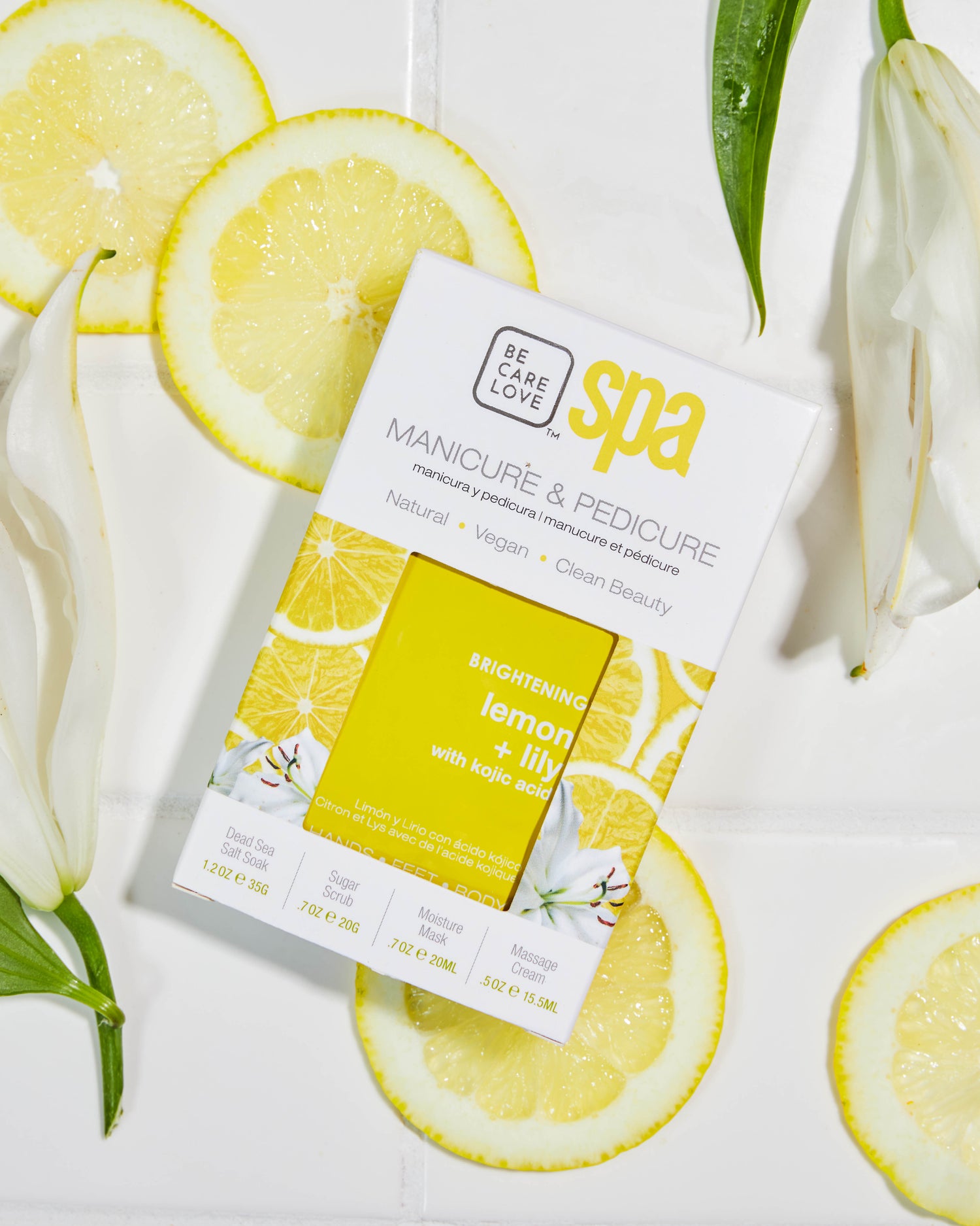 BCL Spa 4-in-1 Packet Box, Lemon + Lily with Kojic Acid