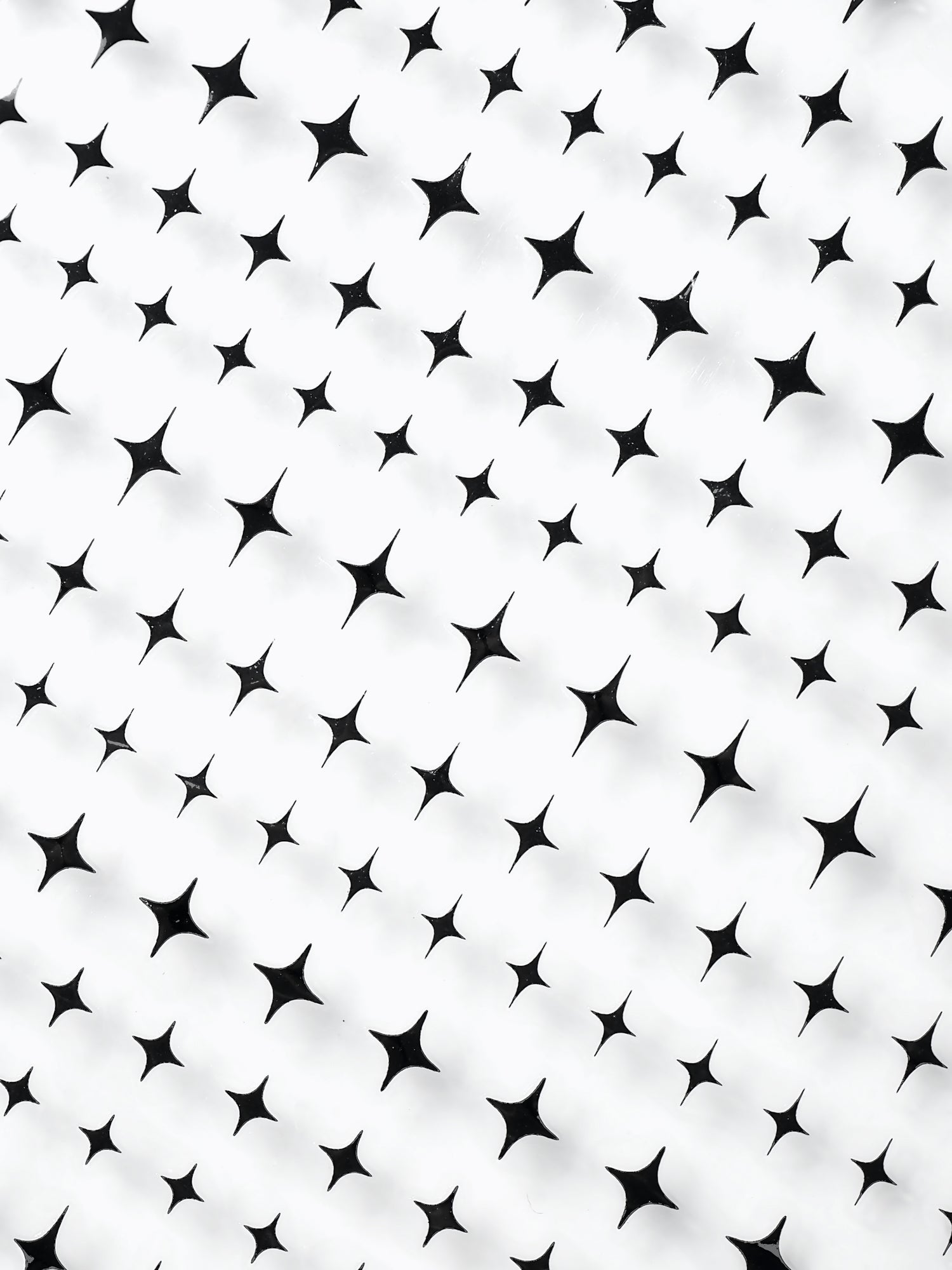 Nail Stickers, Sparkles Black
