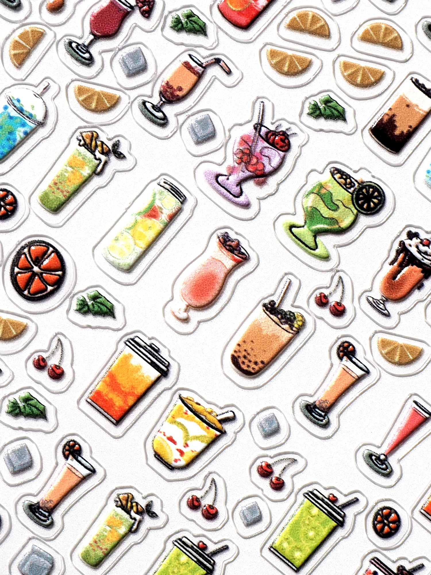 Nail Stickers, Drinks