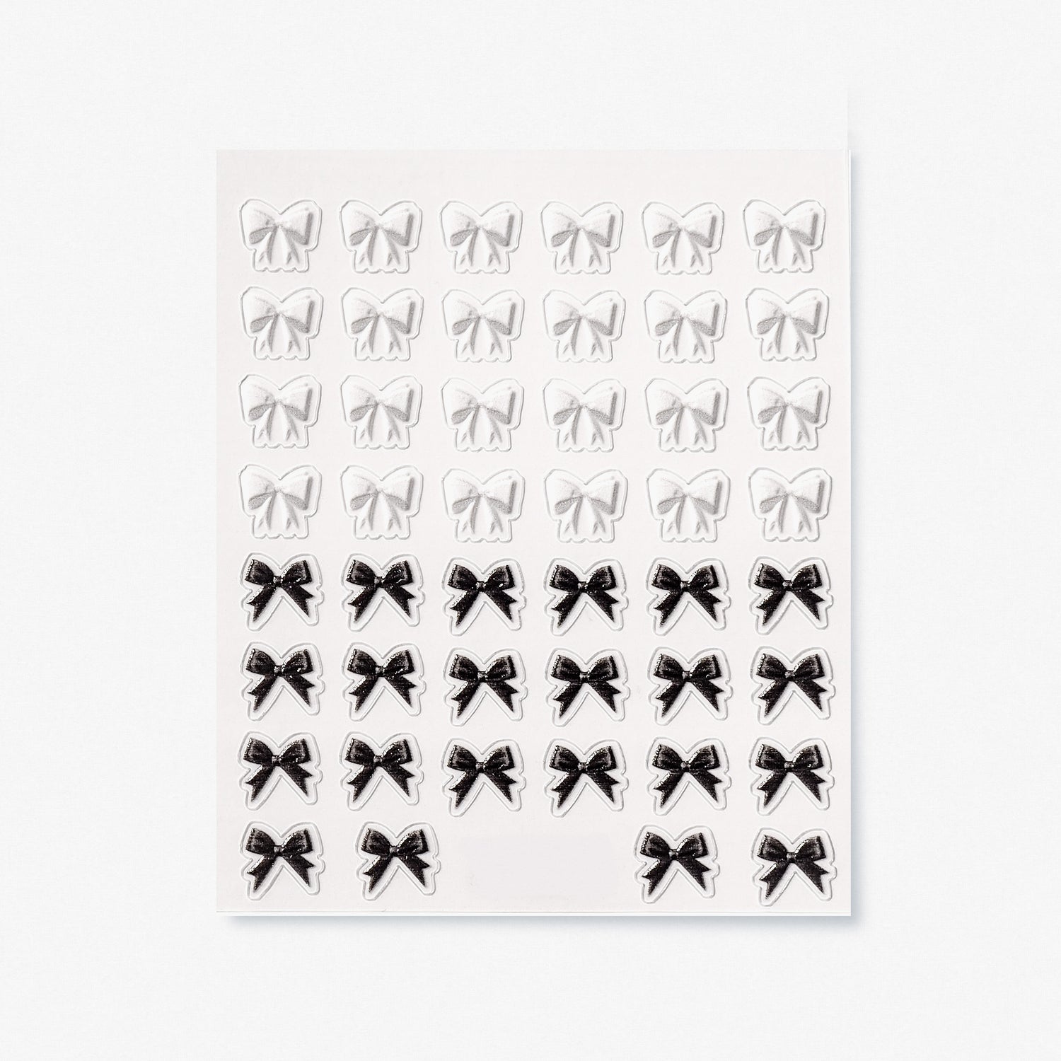 Nail stickers 3D, Bows