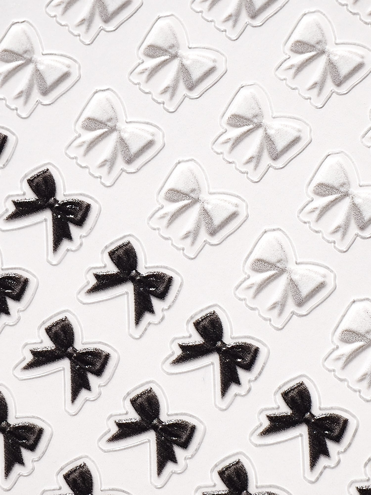 Nail stickers 3D, Bows
