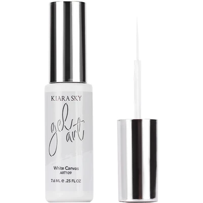 Kiara Sky Gel Art Geelimaali, White Canvas