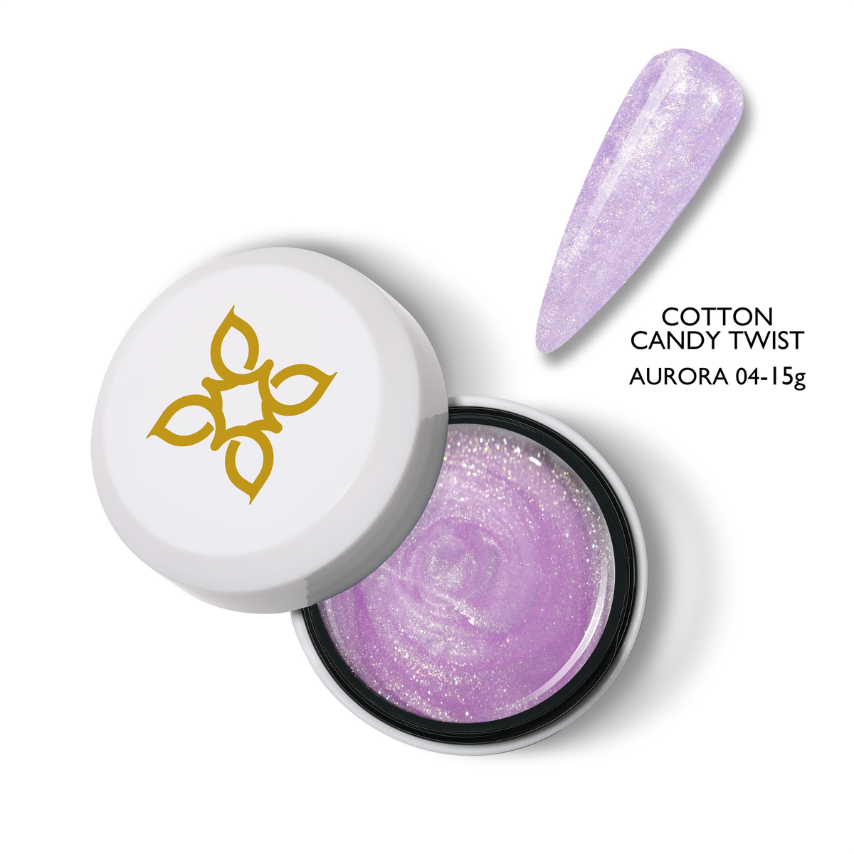 Bluesky Aurora Builder Gel Rakennegeeli, Cotton Candy Twist 04
