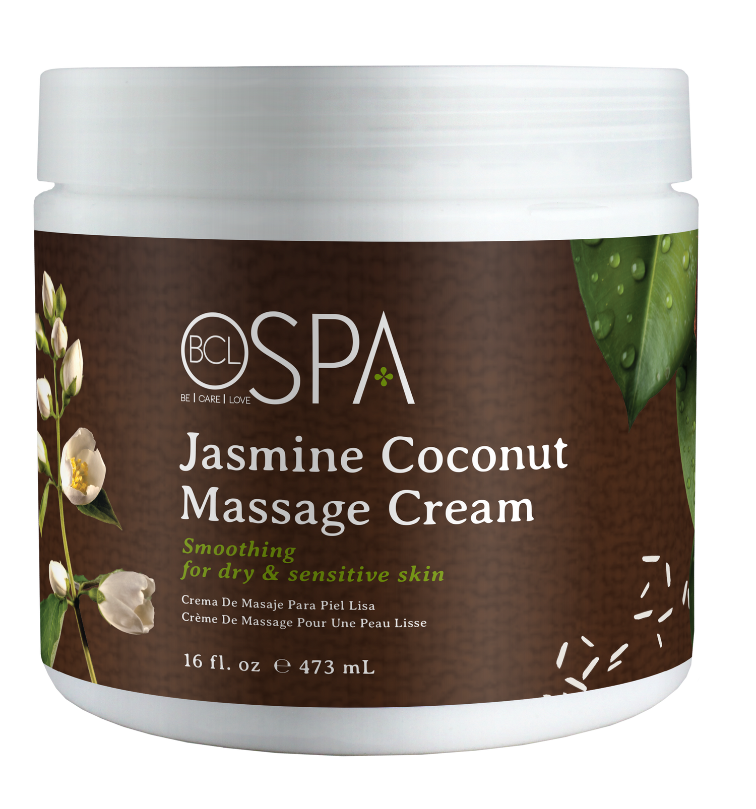 BCL Spa Massage Cream, Jasmine + Coconut