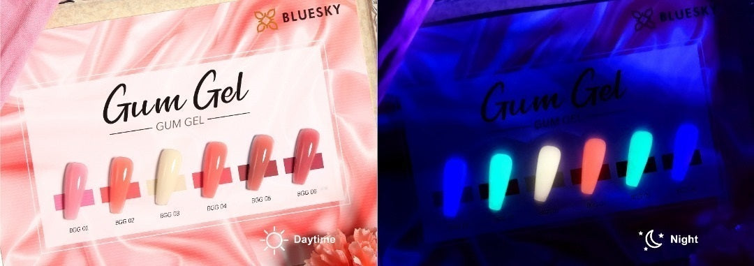 Bluesky Glow in the Dark Gum Akrygeeli, Secret Glow