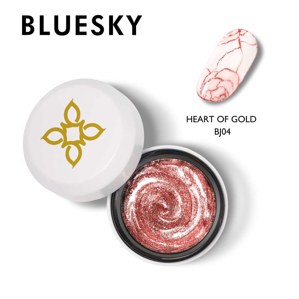 Bluesky Sparkling Metallic Geelimaali, Heart Of Gold