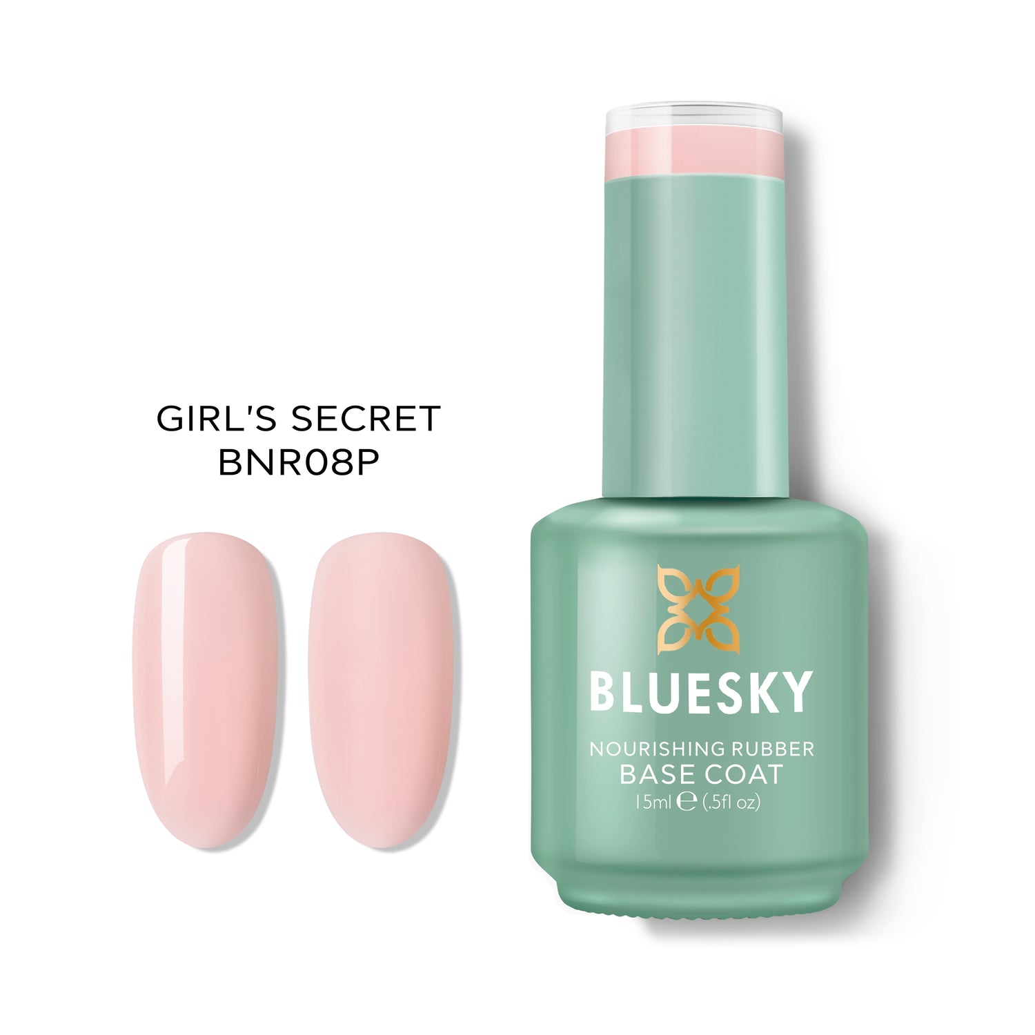 Bluesky Nourishing Rubber Base Gel Base Lacquer, Girl's Secret
