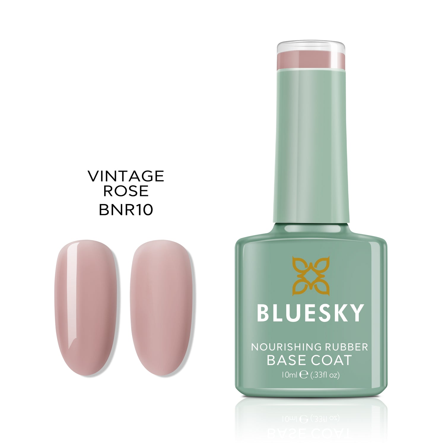 Bluesky Nourishing Rubber Base Geelialuslakka, Vintage Rose