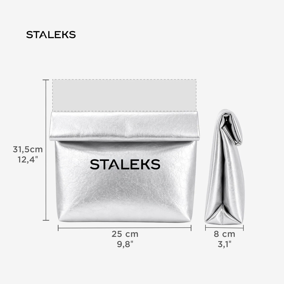 Staleks Pro Cosmetic Bag, Silver