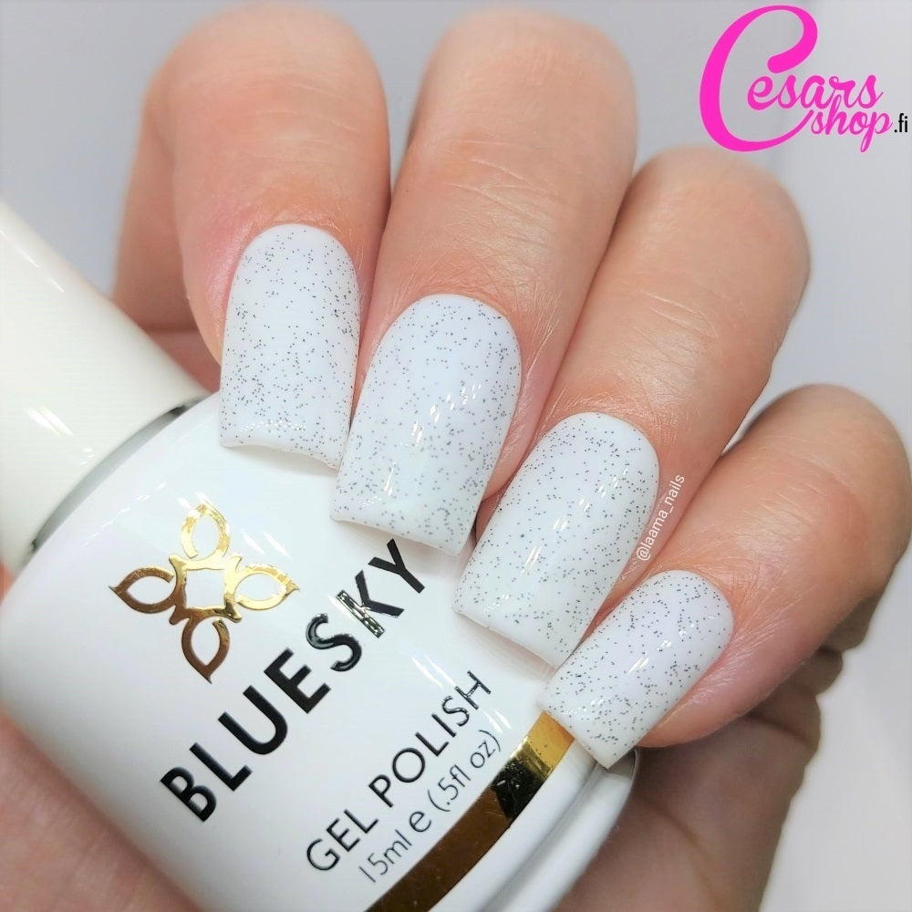 Bluesky No Wipe Glitter Top Coat Geelipäällyslakka, Spotted