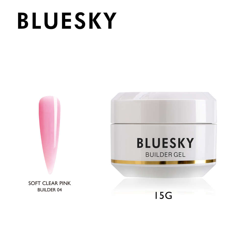 Bluesky Builder Gel Rakennegeeli, Soft Clear Pink