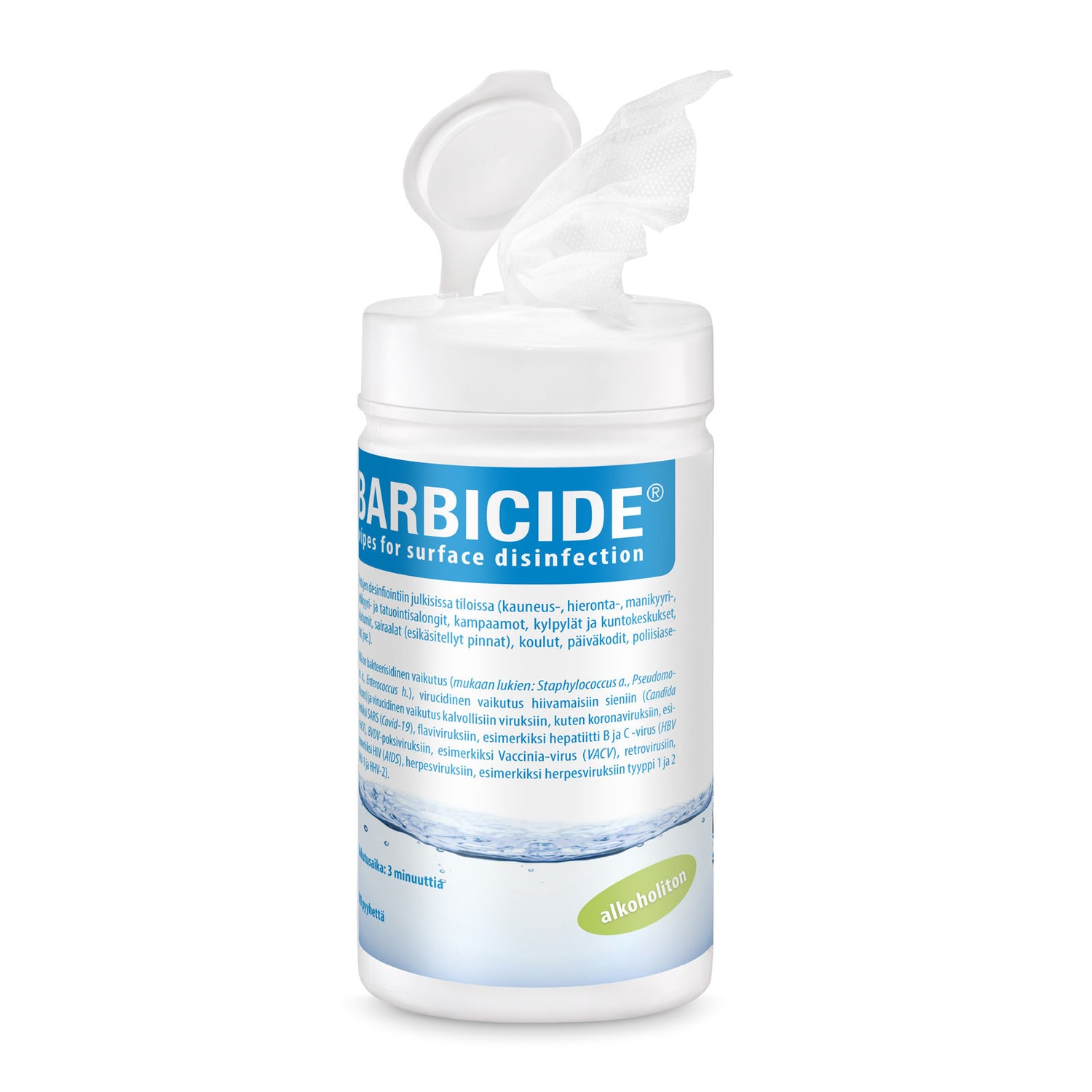 Barbicide Wipes, Desinfiointipyyhkeet 100 kpl