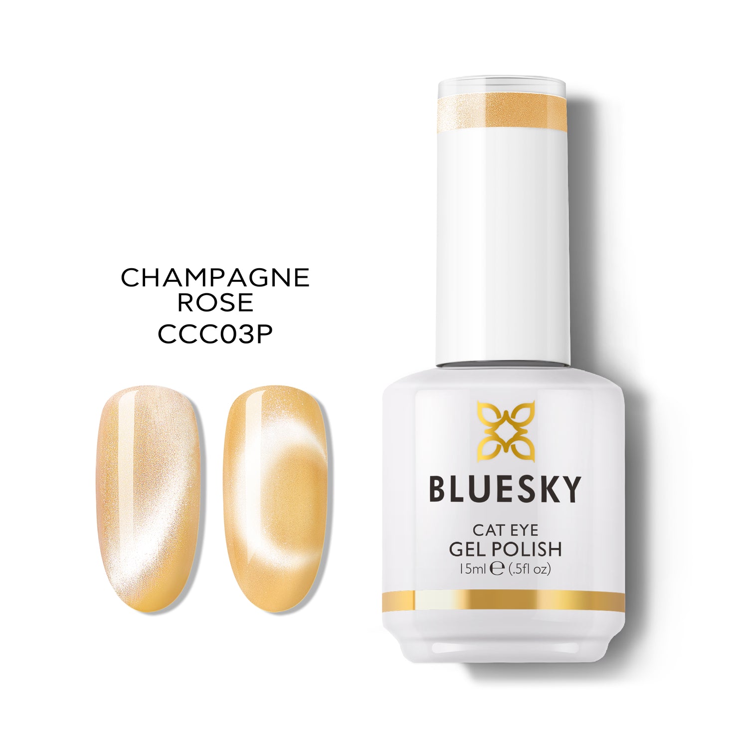 Bluesky Magnetic Gel Polish, Champagne Rose