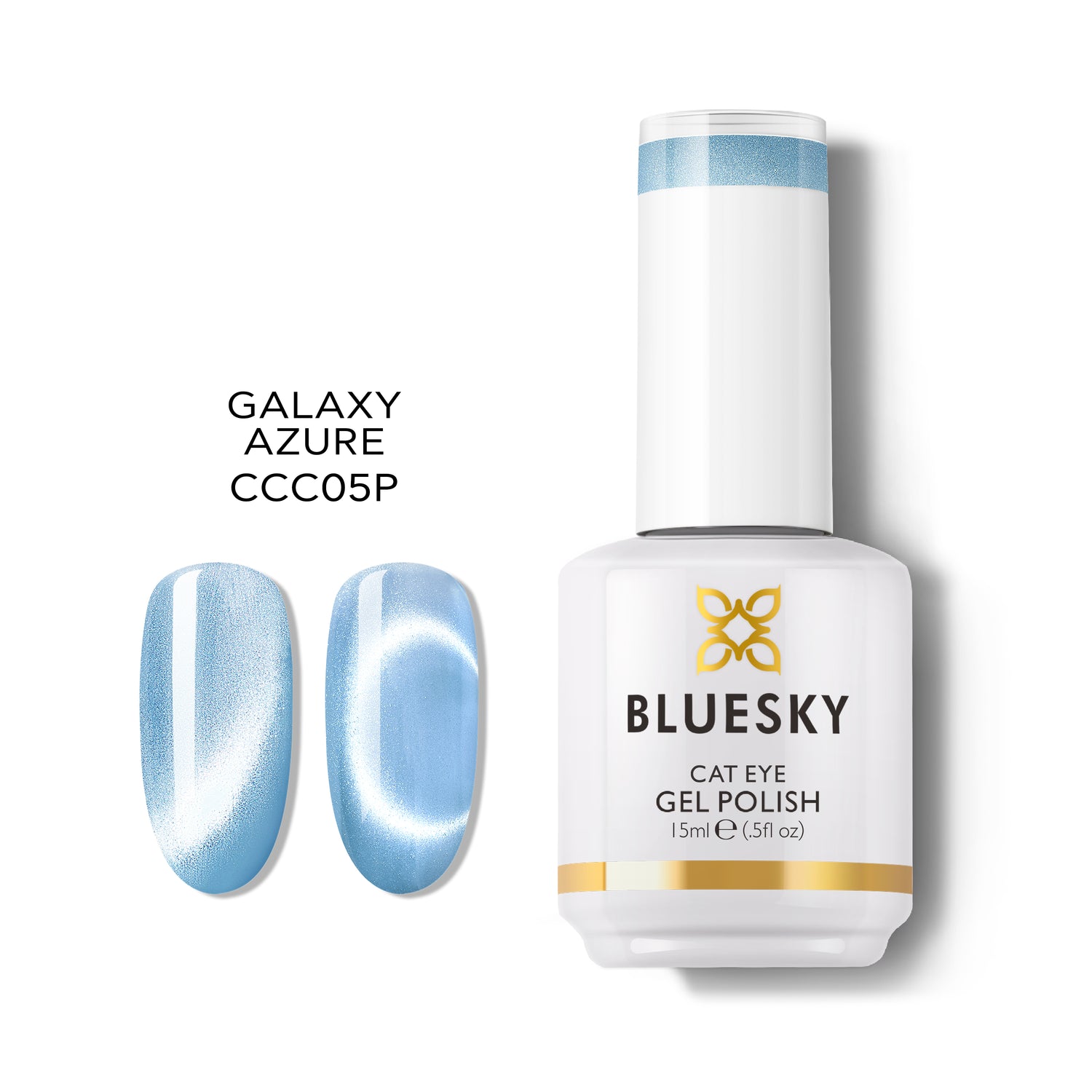 Bluesky Magnetic Gel Polish, Galaxy Azure