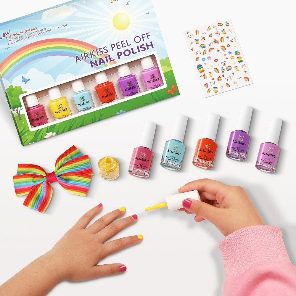 Bluesky Airkiss Peel Off Nail Polish Set, Summer