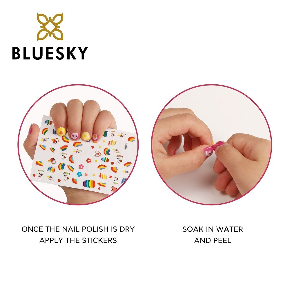 Bluesky Airkiss Peel Off Nail Polish Set, Summer