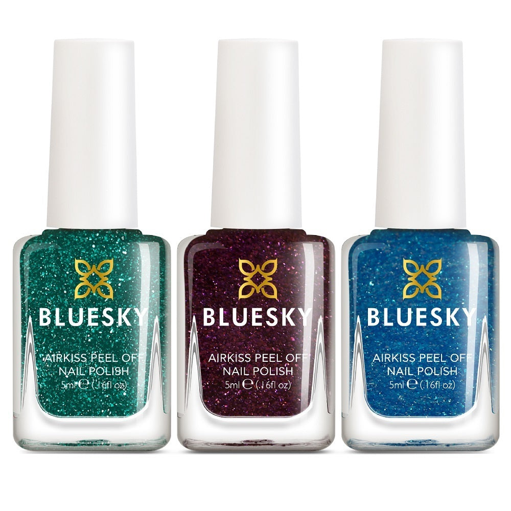 Bluesky Airkiss Peel Off Nail Polish Set, Cosmic Space
