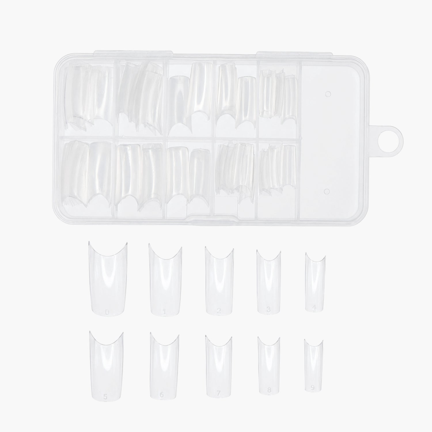 Tip box 100 pcs, Tapered Square
