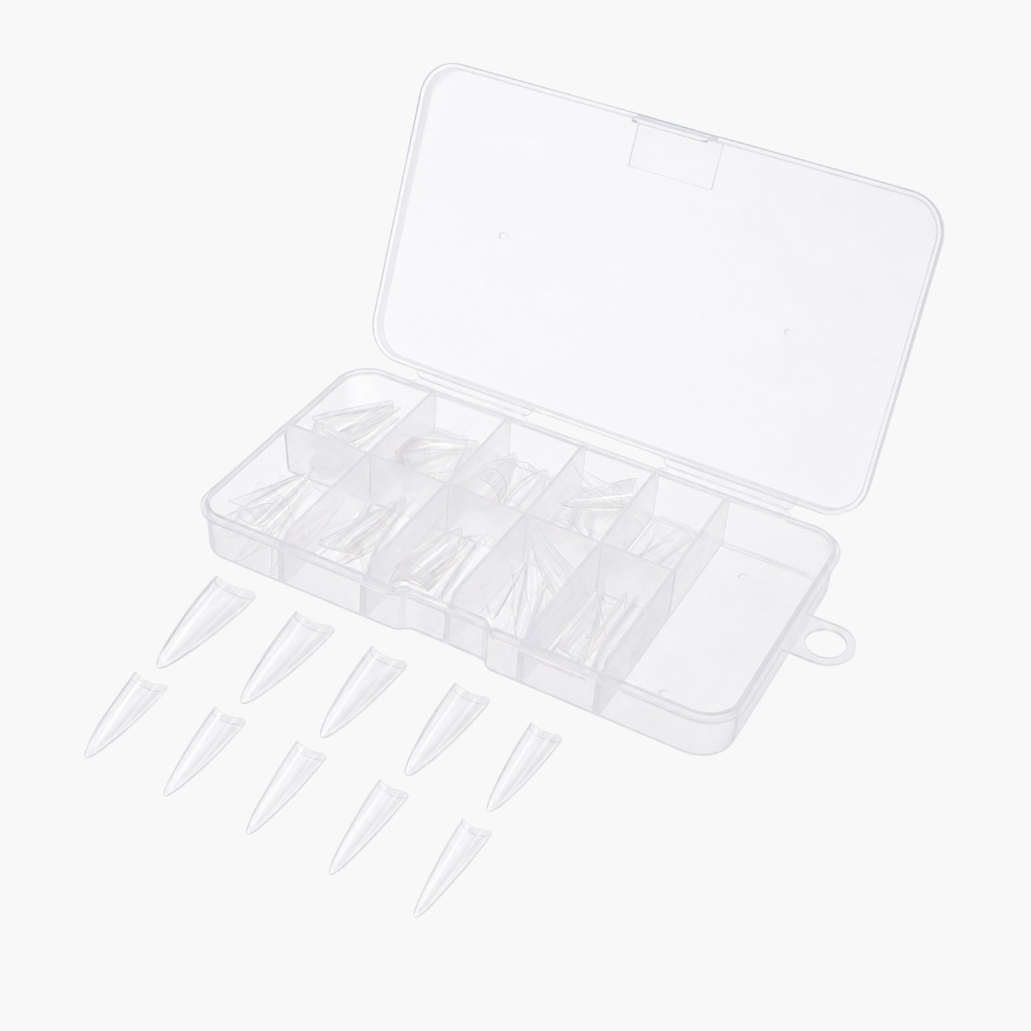 Tip box 100 pcs, Stiletto