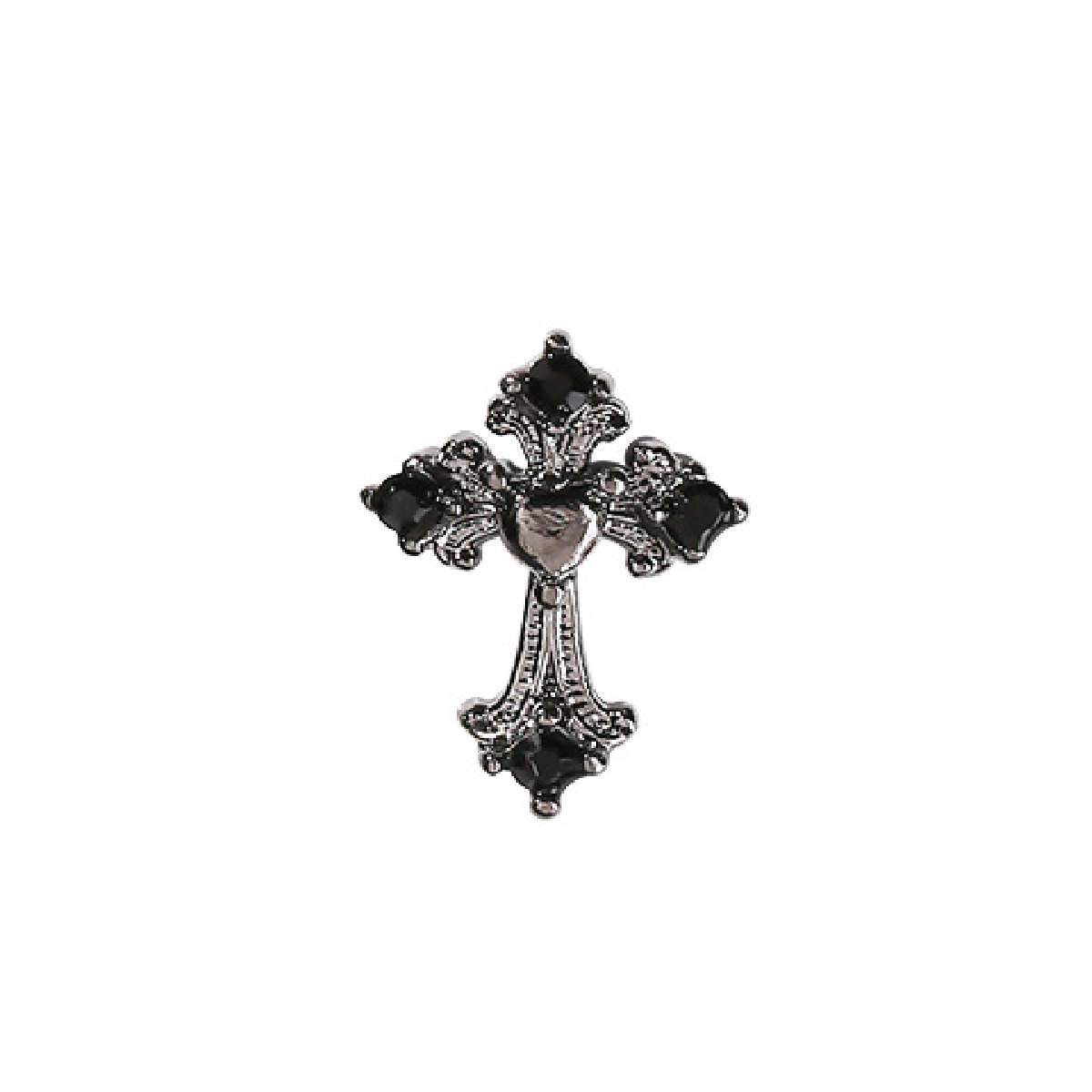 Nail decoration, Gothic Cross 1 2pcs