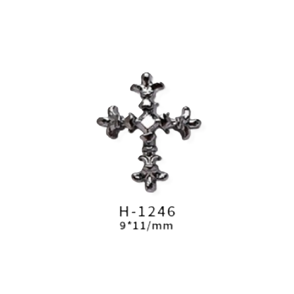 Nail decoration, Gothic Cross 5 2pcs