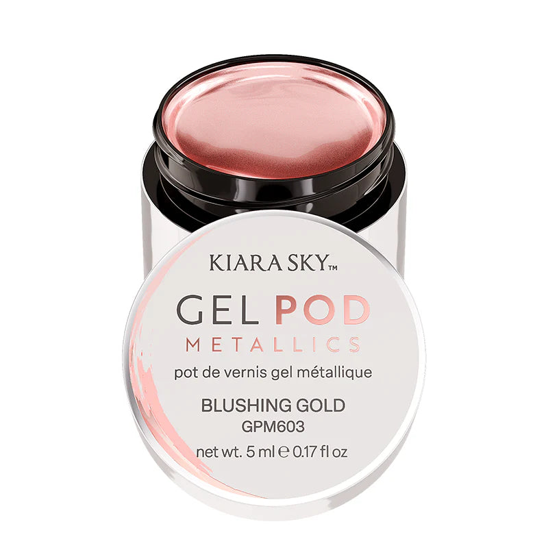 Kiara Sky Metallic Gel Pod Geelimaali, Blushing Gold