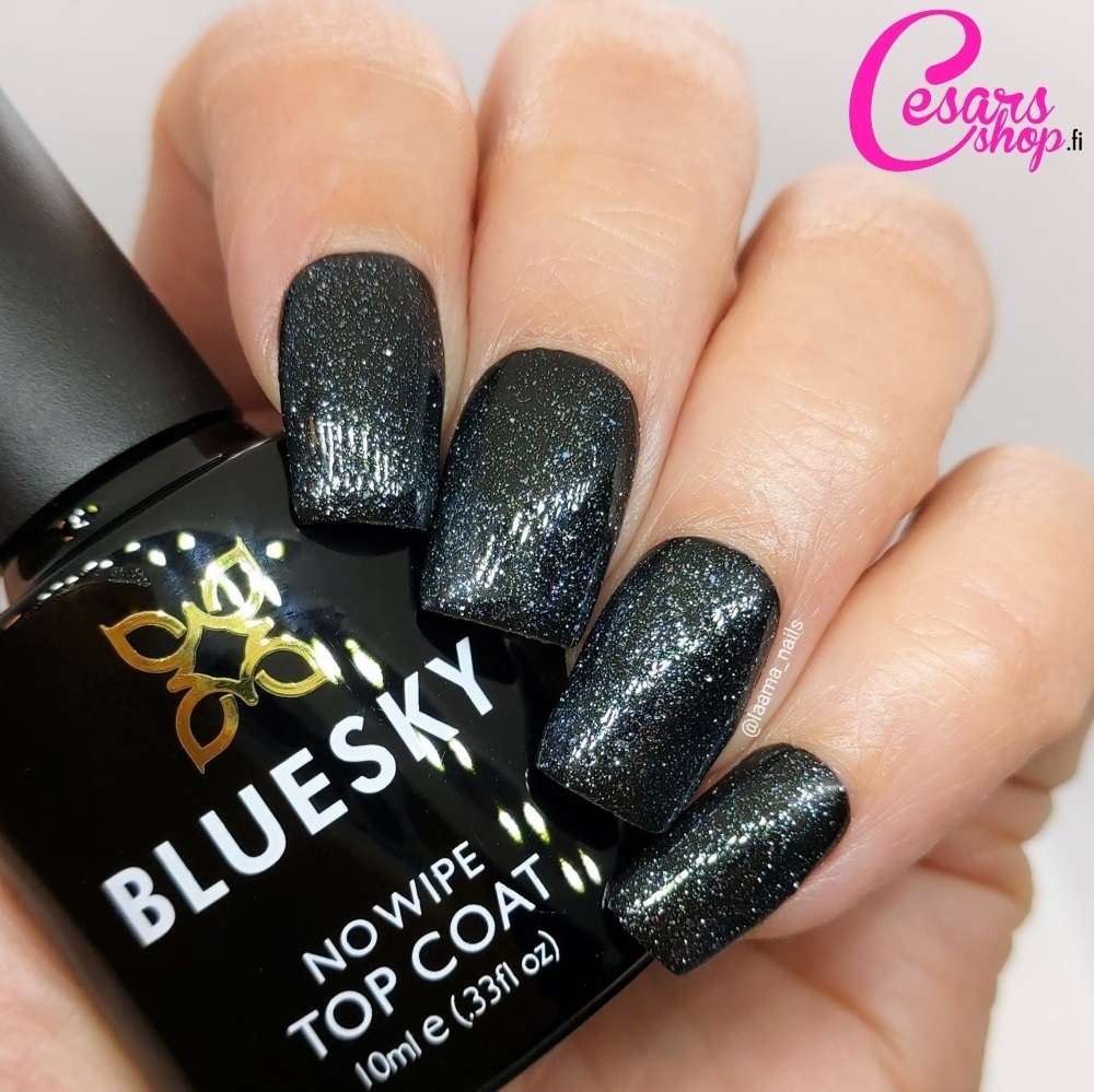 Bluesky No Wipe Glitter Top Coat Geelipäällyslakka GTC01