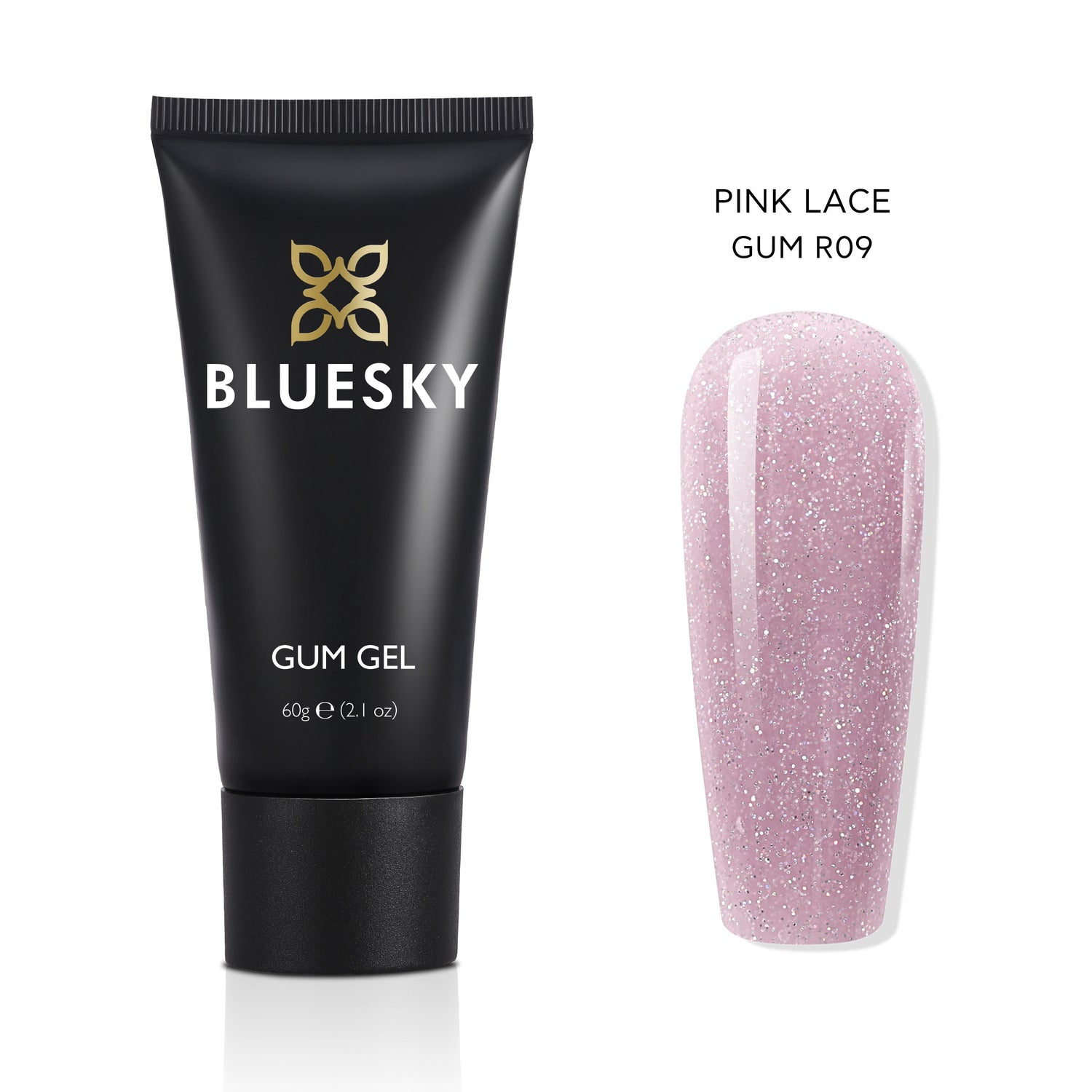 Bluesky Shimmering Gum Akrygeeli, Pink Lace