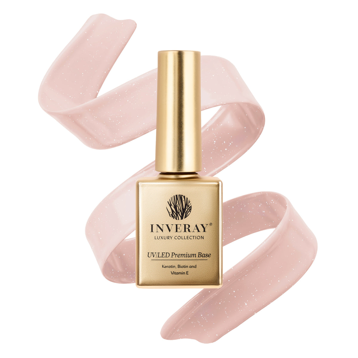 Inveray Luxury Premium Rubber Base Geelialuslakka, Champagne Toast