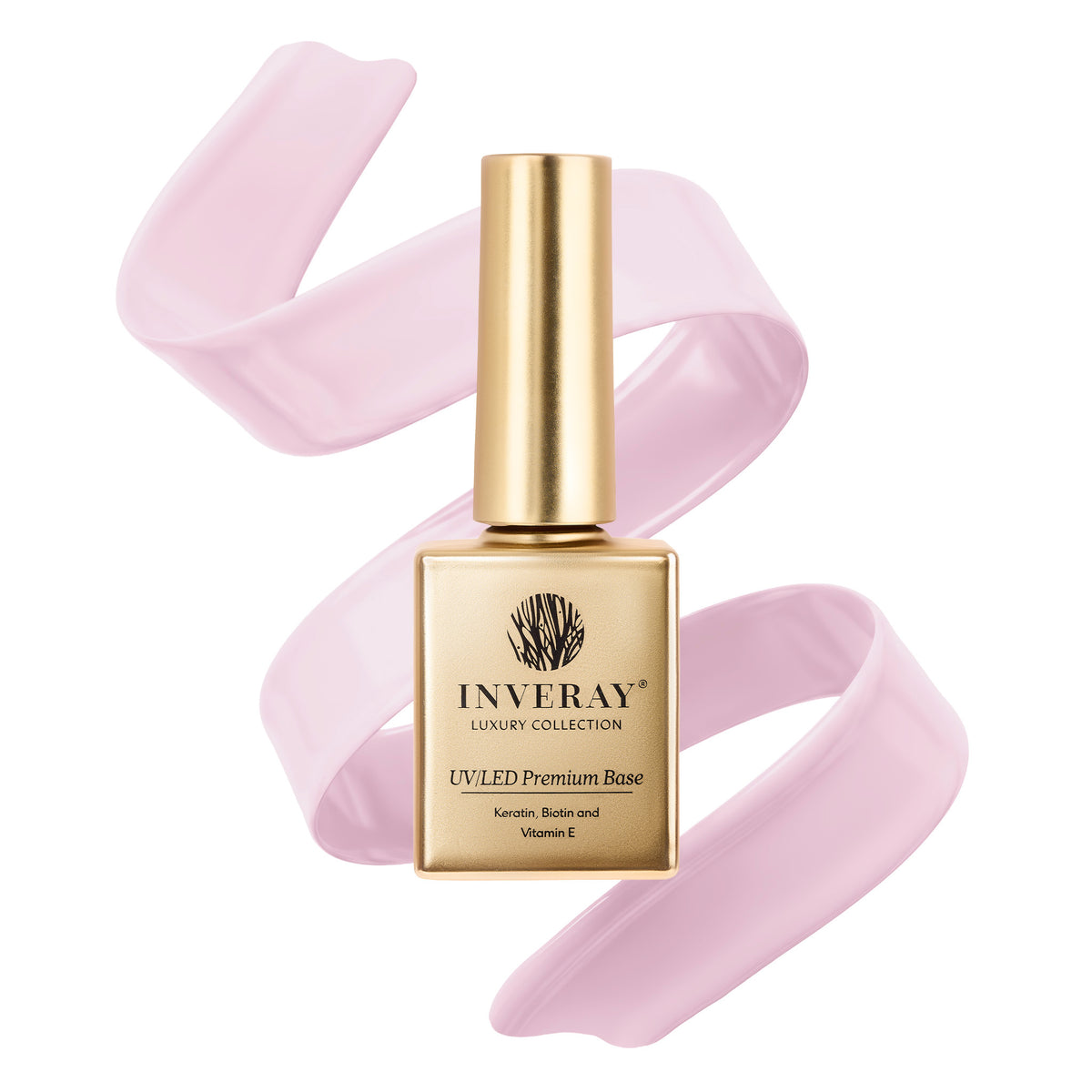 Inveray Luxury Premium Rubber Base Geelialuslakka, Forever Pink