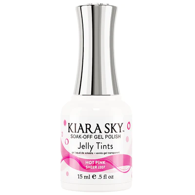 Kiara Sky Jelly Tints Geelilakka, Hot Pink