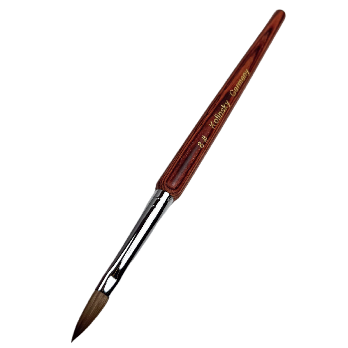 Acrylic Brush with Wooden Handle Kolinsky #8
