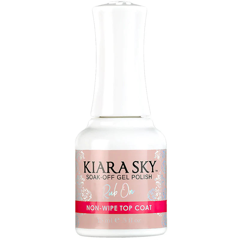 Kiara Sky Rub On Non-Wipe Top Coat Geelipäällyslakka