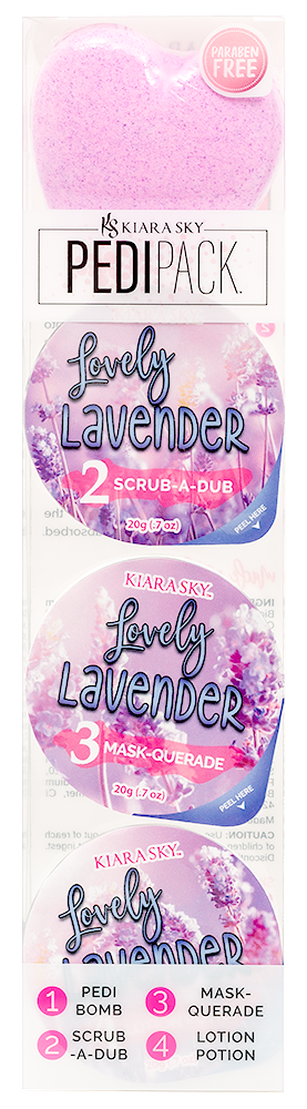 Kiara Sky Pedi Pack Pedikyyrisetti, Lovely Lavender