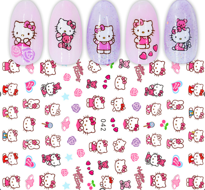 Nail stickers, Hello Kitty 1