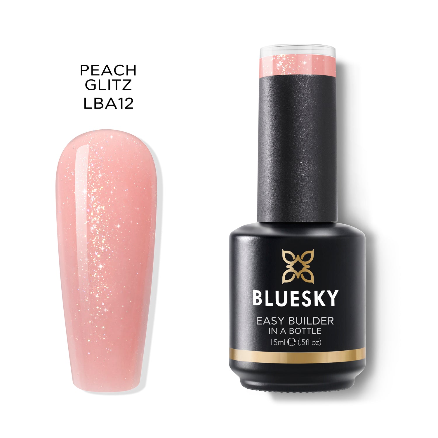 Bluesky Fast & Easy Builder Geeli, Peach Glitz