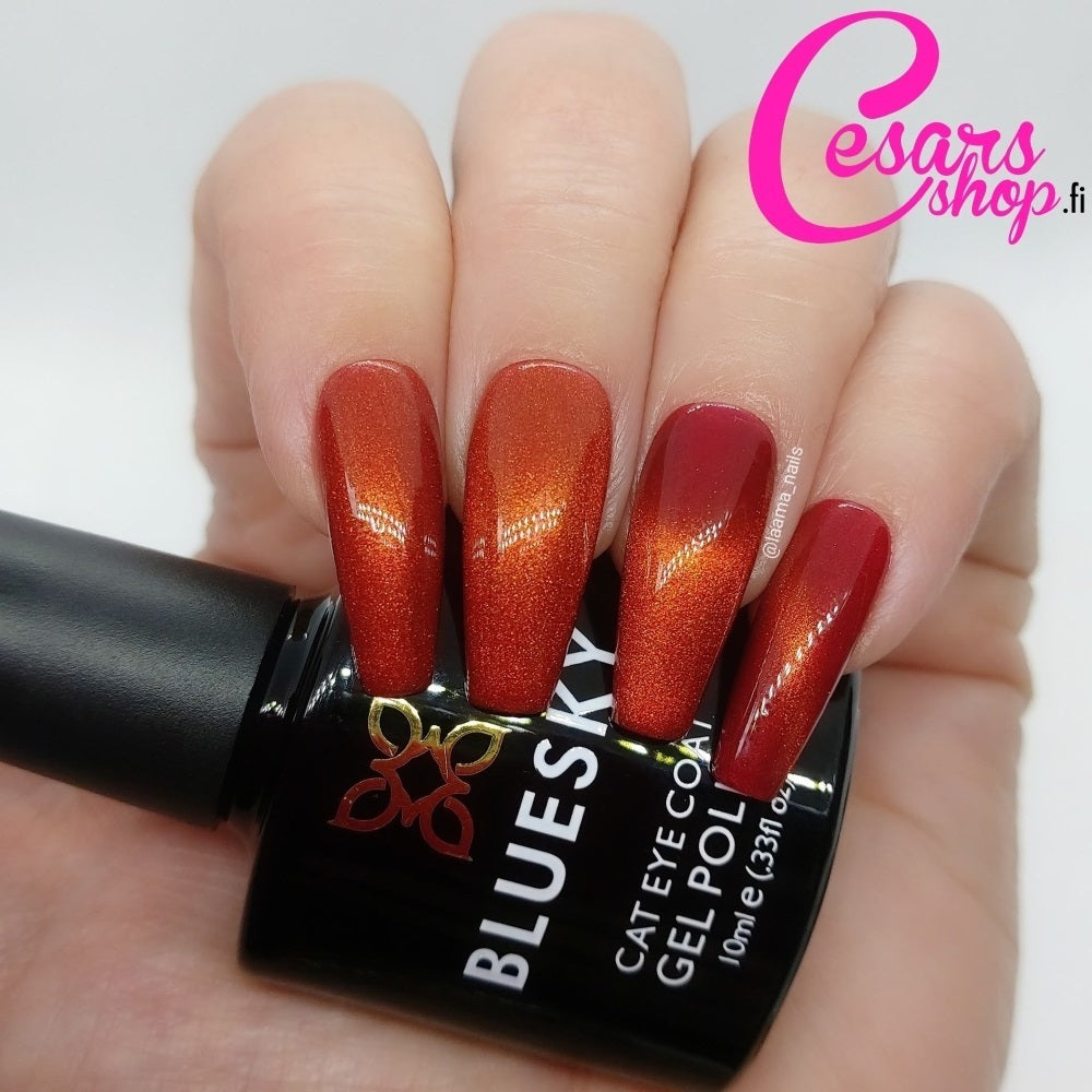 Bluesky Magnetic Gel Polish, Fudge Like